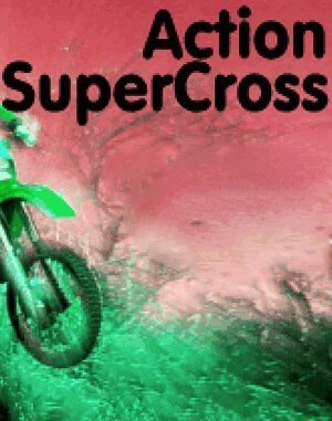Action SuperCross DOS front cover