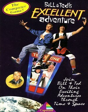 Bill and Ted's Excellent Adventure DOS front cover