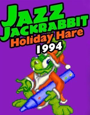 Jazz Jackrabbit: Holiday Hare 1994 DOS front cover