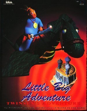 Little Big Adventure DOS front cover