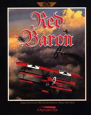 Red Baron DOS front cover