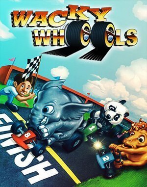 Wacky Wheels DOS front cover