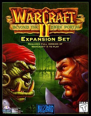 Warcraft II: Beyond the Dark Portal DOS front cover