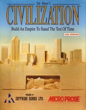 Sid Meier's Civilization DOS front cover
