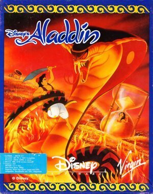 Disney's Aladdin DOS front cover