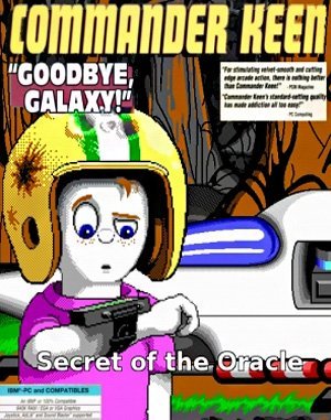 Commander Keen 4: Secret of the Oracle DOS front cover