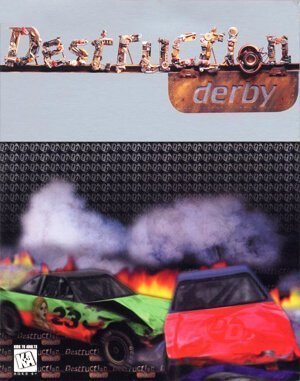 Destruction Derby DOS front cover