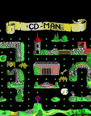 CD-Man DOS front cover