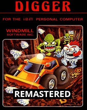 Digger Remastered DOS front cover