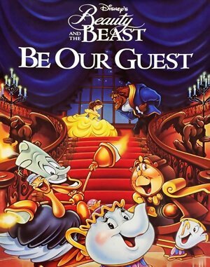 Disney's Beauty and the Beast - Be Our Guest DOS front cover
