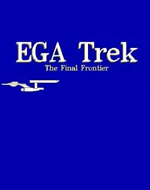 EGA Trek DOS front cover