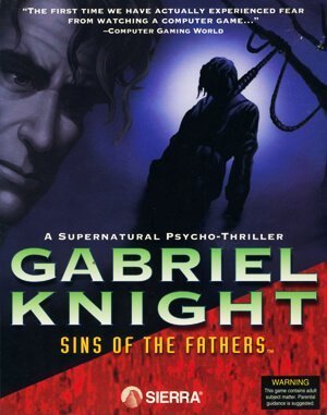 Gabriel Knight: Sins Of The Fathers DOS front cover