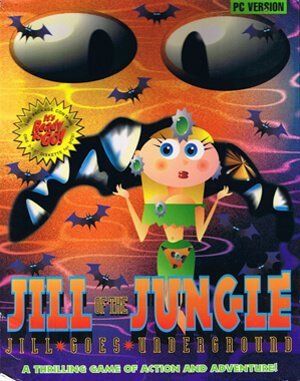Jill of the Jungle: Jill Goes to Underground DOS front cover