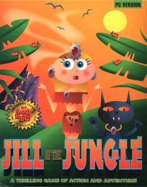 Jill of the Jungle DOS front cover