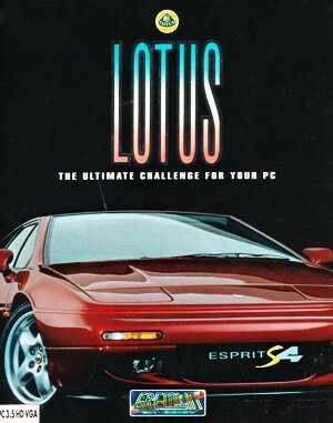 Lotus: The Ultimate Challenge DOS front cover
