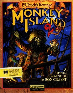 Monkey Island 2: LeChuck's Revenge DOS front cover