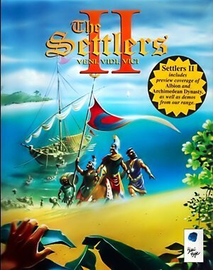 The Settlers II: Veni, Vidi, Vici DOS front cover