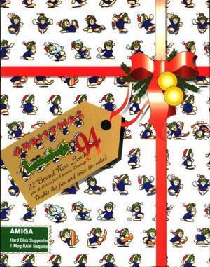 Xmas Lemmings DOS front cover