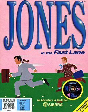 Jones in the Fast Lane DOS front cover