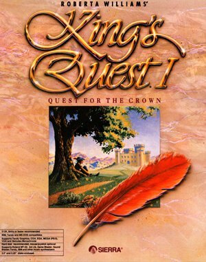 King's Quest I: Quest for the Crown DOS front cover