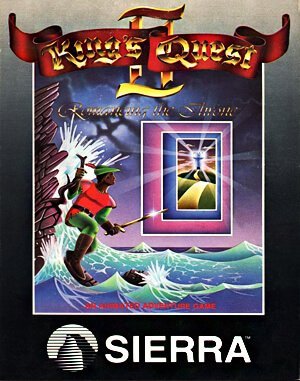 King's Quest II: Romancing the Throne DOS front cover