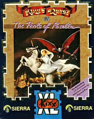 King's Quest IV: The Perils of Rosella DOS front cover