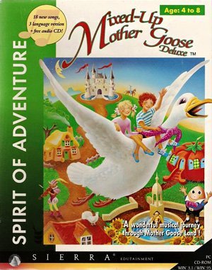 Mixed-Up Mother Goose Deluxe DOS front cover