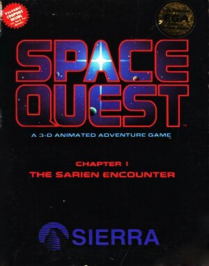 Space Quest: Chapter I - The Sarien Encounter DOS front cover