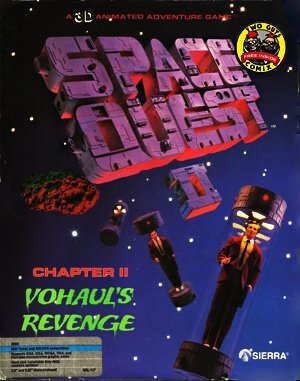 Space Quest II: Chapter II - Vohaul's Revenge DOS front cover