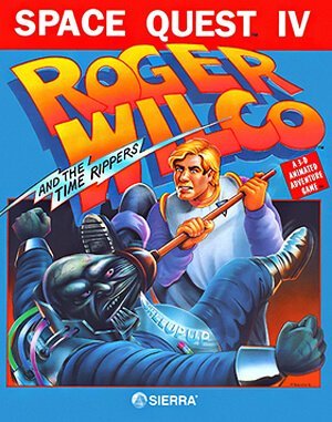 Space Quest IV: Roger Wilco and the Time Rippers DOS front cover