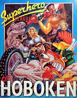 Superhero League of Hoboken DOS front cover