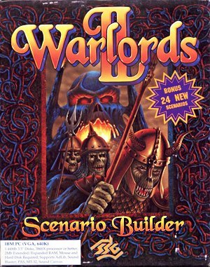 Warlords II Scenario Builder DOS front cover