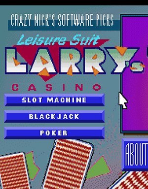 Leisure Suit Larry's Casino DOS front cover