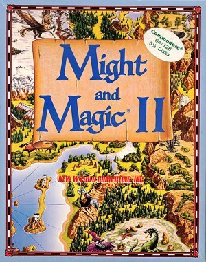 Might and Magic II: Gates to Another World DOS front cover