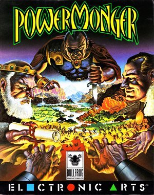 PowerMonger DOS front cover