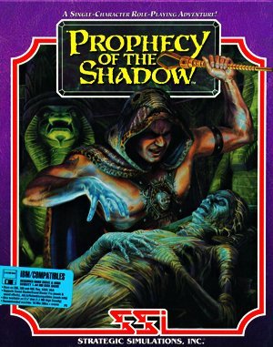 Prophecy of the Shadow DOS front cover