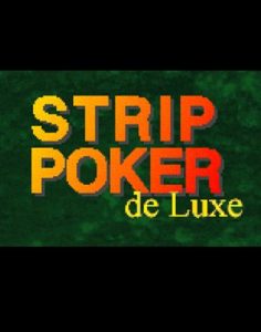 Strip Poker Deluxe DOS front cover