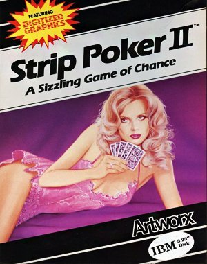 Strip Poker II DOS front cover