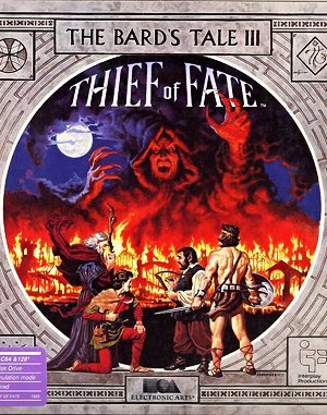 The Bard's Tale III: Thief of Fate DOS front cover