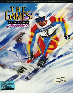 The Games: Winter Challenge DOS front cover