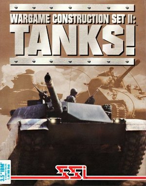 Wargame Construction Set II: Tanks! DOS front cover