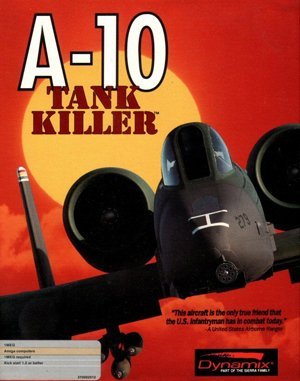 A-10 Tank Killer DOS front cover