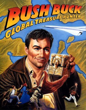 Bush Buck: Global Treasure Hunter DOS front cover