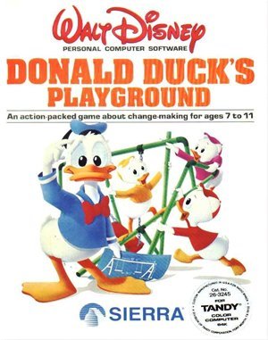 Donald Duck's Playground DOS front cover