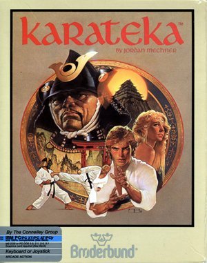 Karateka DOS front cover