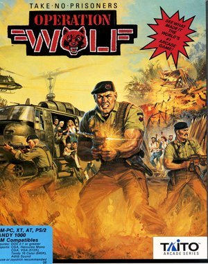 Operation Wolf DOS front cover