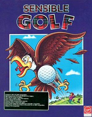 Sensible Golf DOS front cover