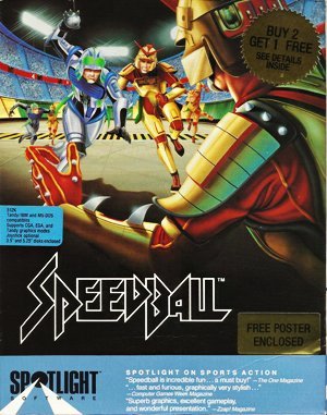 Speedball DOS front cover