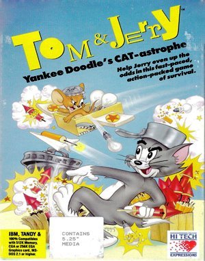 Tom & Jerry: Yankee Doodle's CAT-astrophe DOS front cover