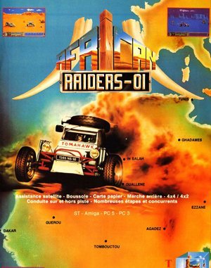 African Raiders-01 DOS front cover